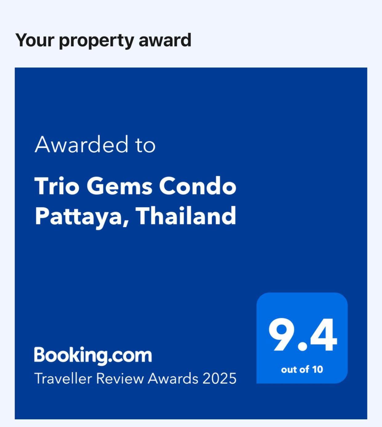 Trio Gems Condo Pattaya, Thailand Джомтиен Бийч Екстериор снимка
